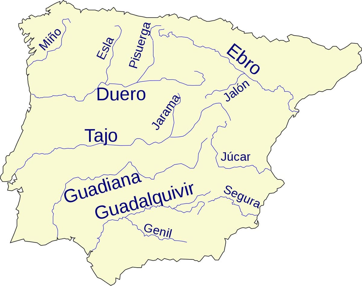 Spagna river mappa